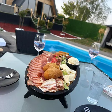 Villa A-frame Wellness With Private Pool, Sauna & Jacuzzi Near Belgrade